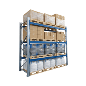 Regał magazynowy rama ocynkowana 3 poziomy bez wypełnienia 2700x2700x1100mm max.2400kg na półkę