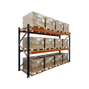 Regał paletowy 2 poziomy 2500x3600x1100mm max.3200kg na półkę