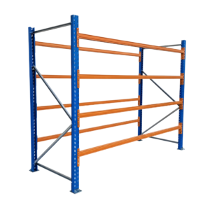 Regał magazynowy/garażowy 4 poziomy bez wypełnienia 2100x2700x800mm max.600kg na półkę